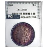1889 Morgan PCI MS65 Amazing Color