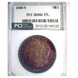 1880-S Morgan PCI MS65 PL Excellent Color