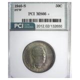 1946-S 50 Cents MS66+ LISTS $200