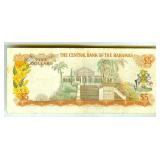 1974 5 Dollars Bahamas