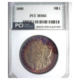 1886 Morgan PCI MS65 Great Color