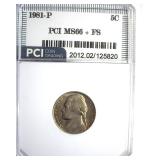 1981-P Nickel MS66+ FS LISTS $2850