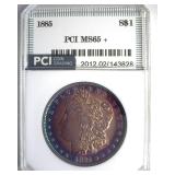 1885 Morgan PCI MS65+ Incredible Color