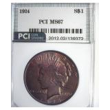 1924 Peace MS67 LISTS $8500