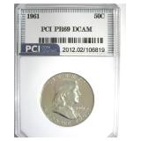 1961 Franklin PR69 DCAM LISTS $27000