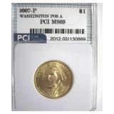 2007-P Pos A $1 Washington PCI MS69