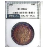 1886 Morgan PCI MS65 Amazing Color