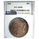 1886 Morgan PCI MS65 Nice Color