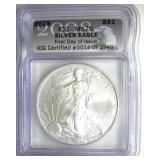 2008 Silver Eagle ICG MS70 First Day of Issue