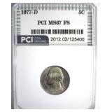 1977-D Nickel MS67 FS LISTS $4250