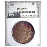 1886 Morgan PCI MS65+ Great Color