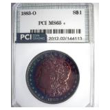 1883-O Morgan PCI MS65+ Incredible Color