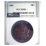 1886 Morgan PCI MS65+ Amazing Color