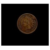 1873 Open 3 Cent VF