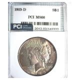 1923-D Peace PCI MS66 Soft Toning