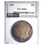 1889 Morgan PCI MS65 Colorful