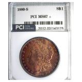1880-S Morgan MS67+ LISTS $1800