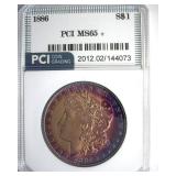 1886 Morgan PCI MS65+ Gorgeous Color
