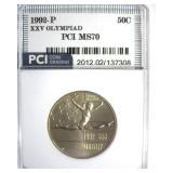 1992-P 50c XXV Olympiad PCI MS70