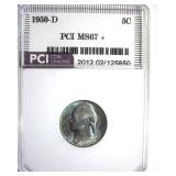 1950-D Nickel MS67+ LISTS $185 IN 67