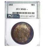 1923 Peace PCI MS65+ Outstanding Color