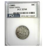 1908 20 Cents PCI XF40 Kirin China