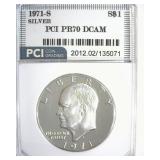 1971-S Silver Ike PR70 DCAM LISTS $475