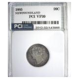 1885 20 Cents PCI VF20 Newfoundland