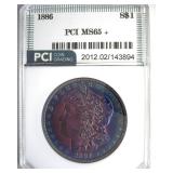 1886 Morgan PCI MS65+ Fantastic Color