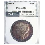 1884-S Morgan MS63 LISTS $50000