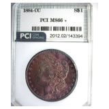 1884-CC Morgan MS66+ LISTS $2000