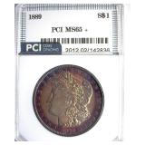 1889 Morgan MS65+ LISTS $425