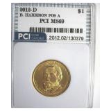 2012-D Pos A $1 B.Harrison PCI MS69