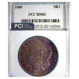 1889 Morgan PCI MS65 Great Color