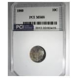 1960 Dime PCI MS68