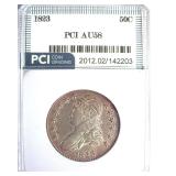 1823 50 Cents AU58 LISTS $1500