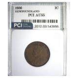1936 Cent PCI AU55 Newfoundland