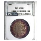 1889 Morgan PCI MS65 Great Color