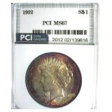 1922 Peace MS67 LISTS $8000