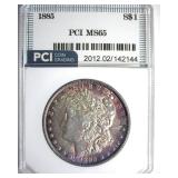 1885 Morgan PCI MS65 Nice Color