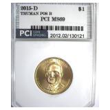 2015-D Pos B $1 Truman PCI MS69