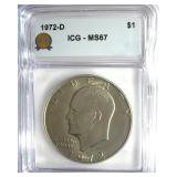 1972-D Ike ICG MS67