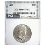 1963 Franklin MS66 FBL LISTS $8000