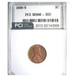 1938-S Cent PCI MS66+ RD