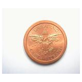2018 1oz .999 Fine Cu Spreading Debt and Death