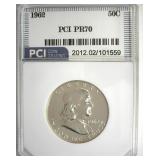 1962 Franklin PR70 LISTS $275 IN 69