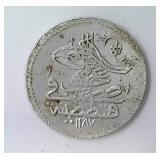 AH 1187/12 Piastre AU+ Turkey