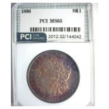 1896 Morgan PCI MS65 Nice Color