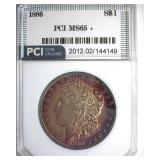1886 Morgan PCI MS65+ Excellent Color