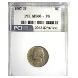 1987-S Nickel MS66+ FS LISTS $120